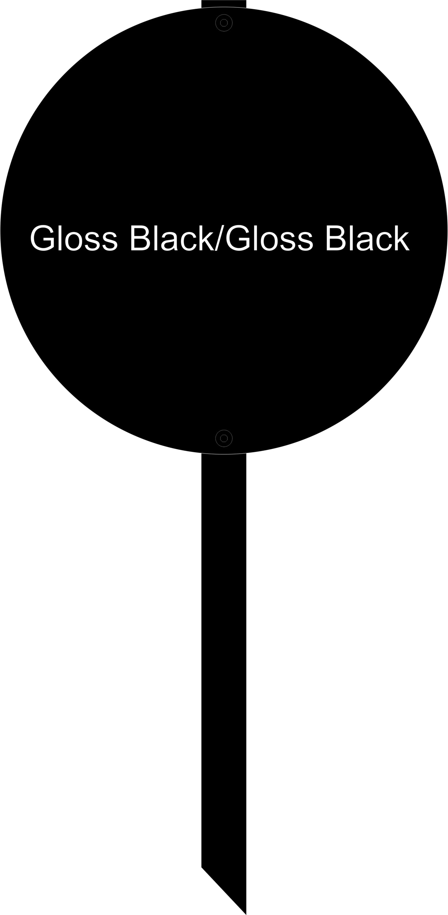 10" Round Yard Sign Kit