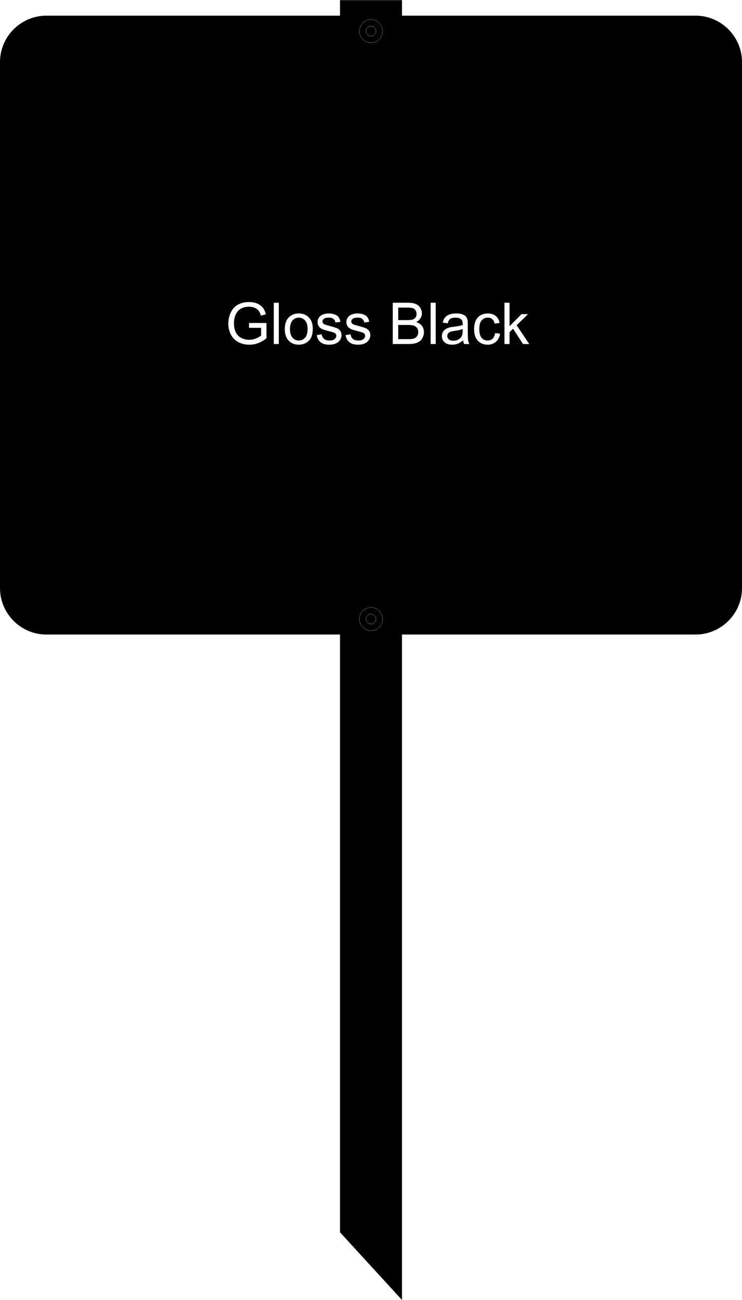 12" X 10" Yard Sign Kit