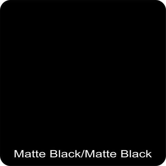 12" X 12" Matte Black / Matte Black Aluminum Sign Blank