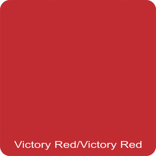 18" X 18" Victory Red / Victory Red Aluminum Sign Blank