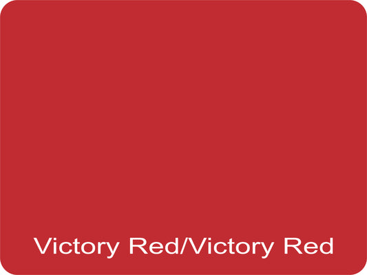 12" X 9" Victory Red / Victory Red Aluminum Sign Blank