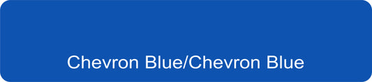 24" X 6"  Chevron Blue/Chevron Blue Aluminum Sign Blank