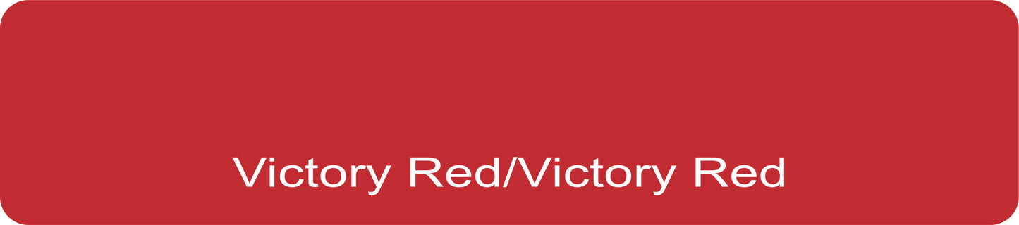 18" X 4" Victory Red / Victory Red Aluminum Sign Blank