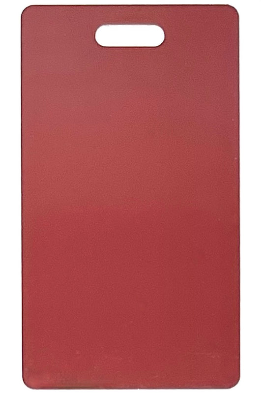 ID / Luggage Tag Burgundy / Gloss White  - 10 pack