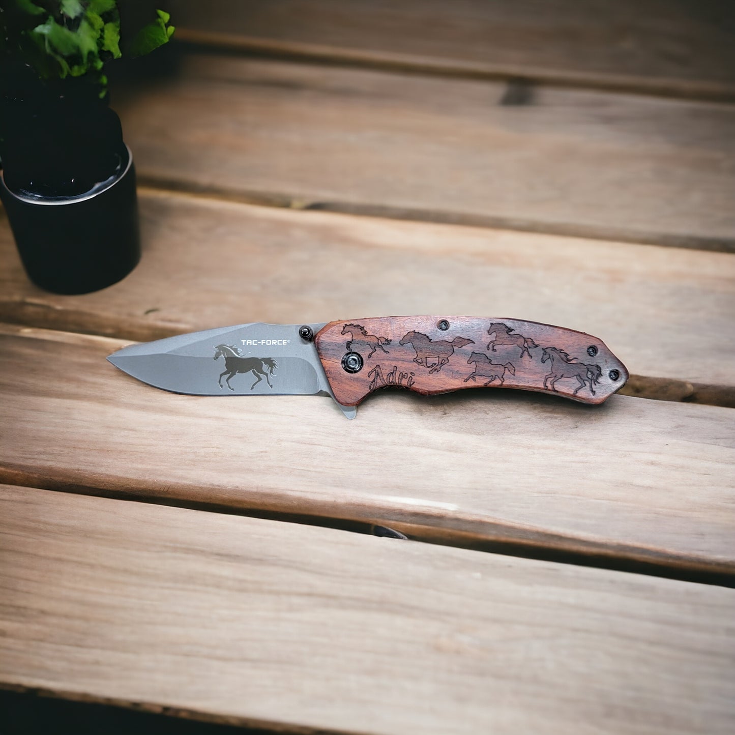 Laser Engravable knife Tac-Force Liner Lock