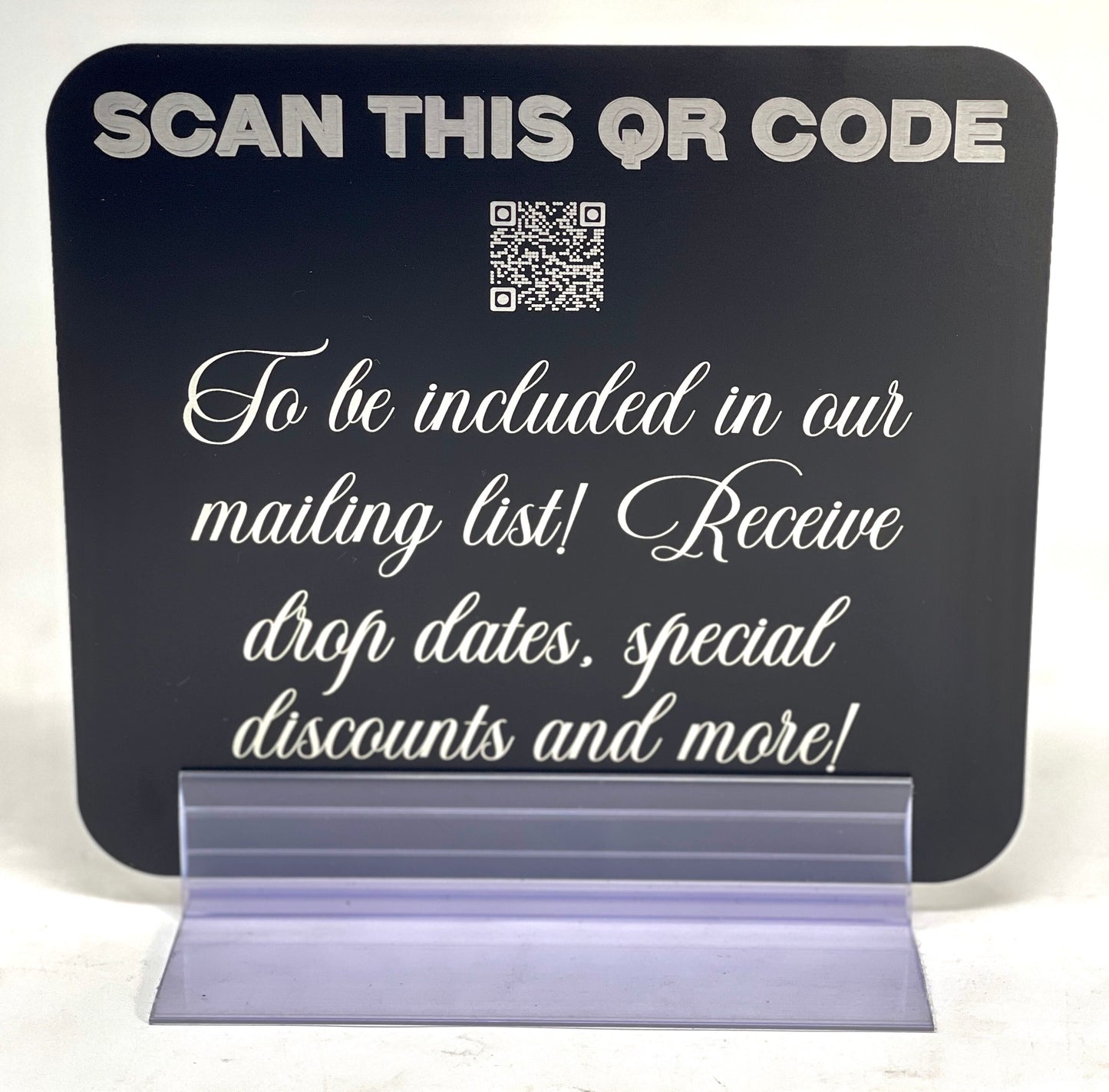 Countertop / Tabletop Sign Stands