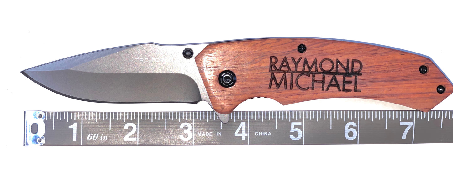Laser Engravable knife Tac-Force Liner Lock