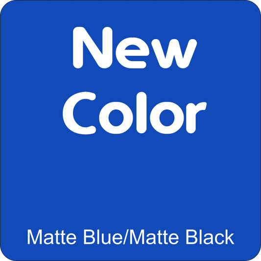 14" X 14" Matte Blue / Matte Black Aluminum Sign Blank