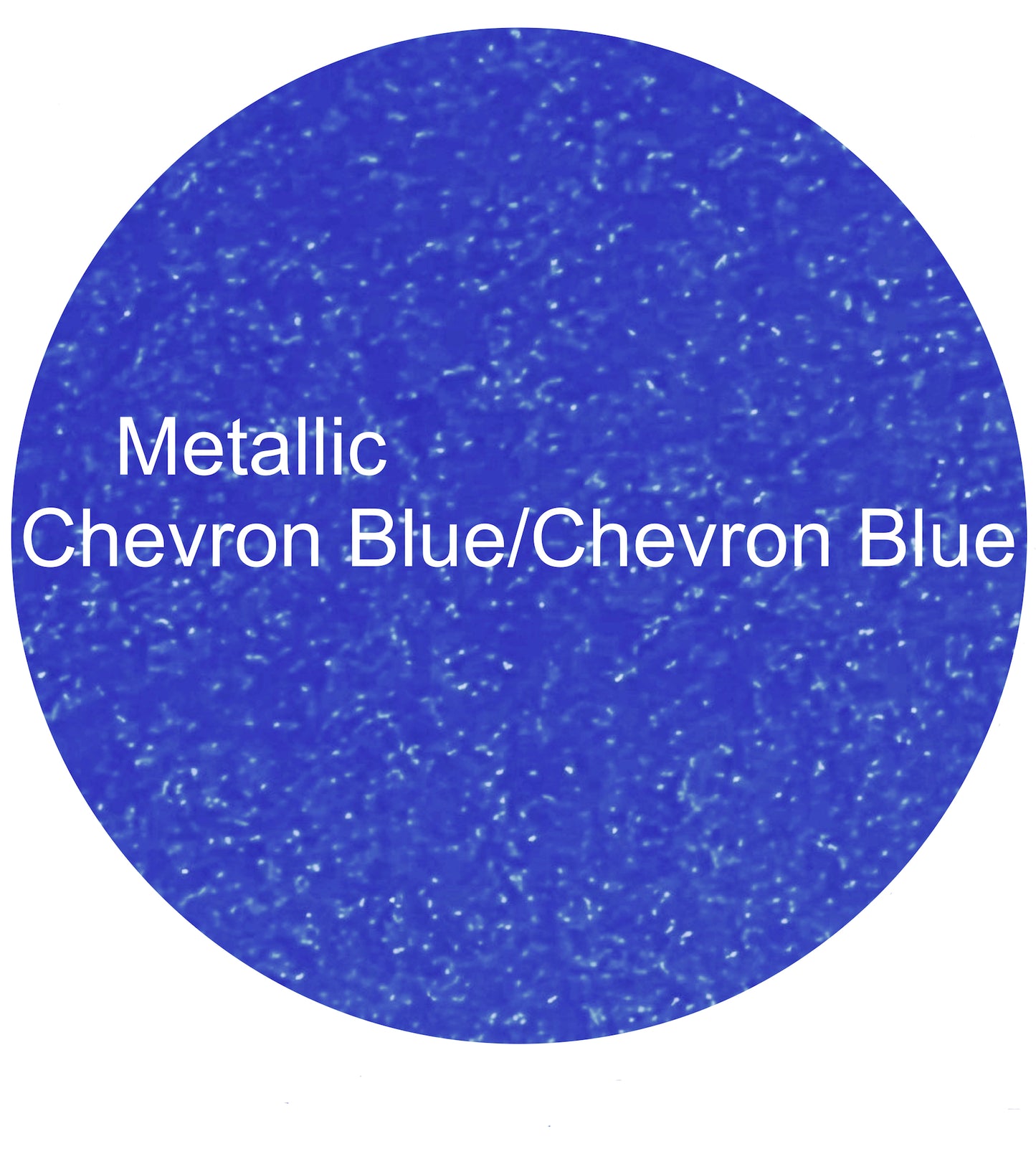 Metallic Chevron Blue/Chevron Blue Round Aluminum Sign Blank
