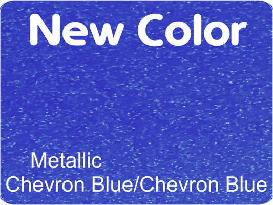 12" X 9" Metallic Chevron Blue / Chevron Blue Aluminum Sign Blank