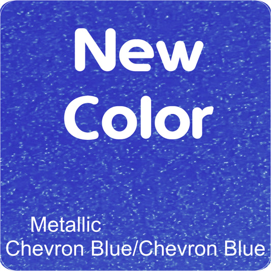 12" X 12" Metallic Chevron Blue / Chevron Blue Aluminum Sign Blank