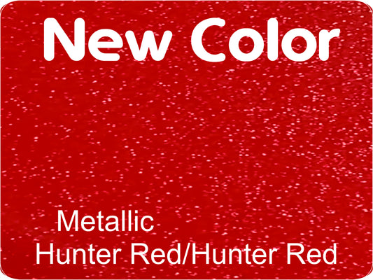 12" X 9" Metallic Hunter Red / Hunter Red Aluminum Sign Blank