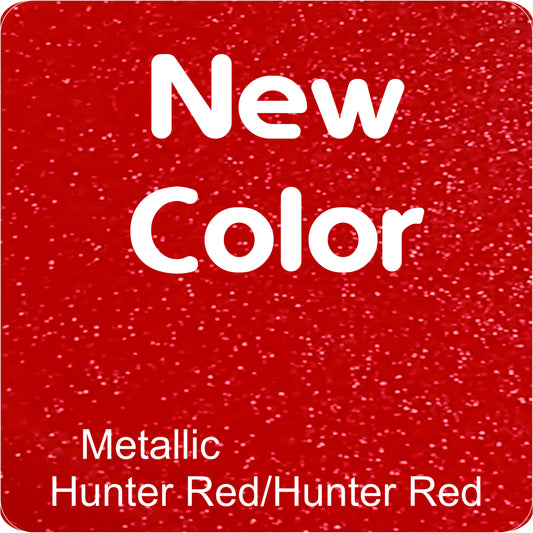 12" X 12" Metallic Hunter Red / Hunter Red Aluminum Sign Blank