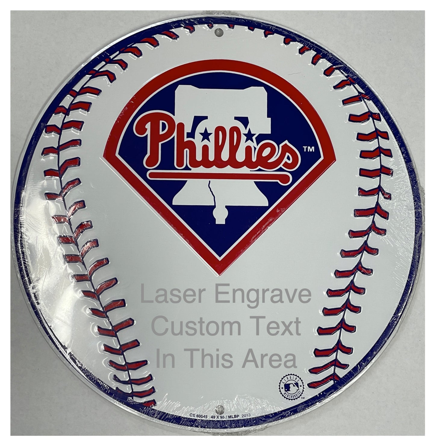 Philadelphia Phillies Aluminum MLB Baseball Sign