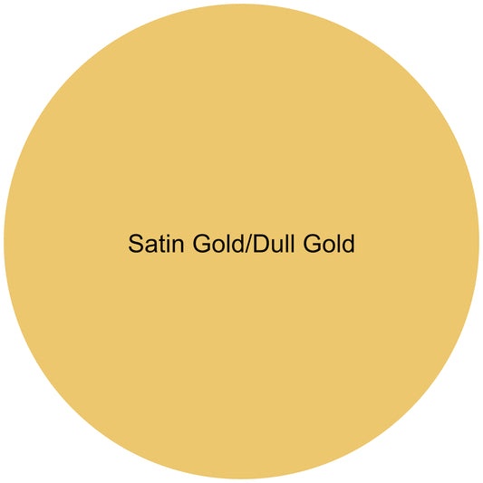 Satin Gold/Dull Gold Round Aluminum Sign Blank