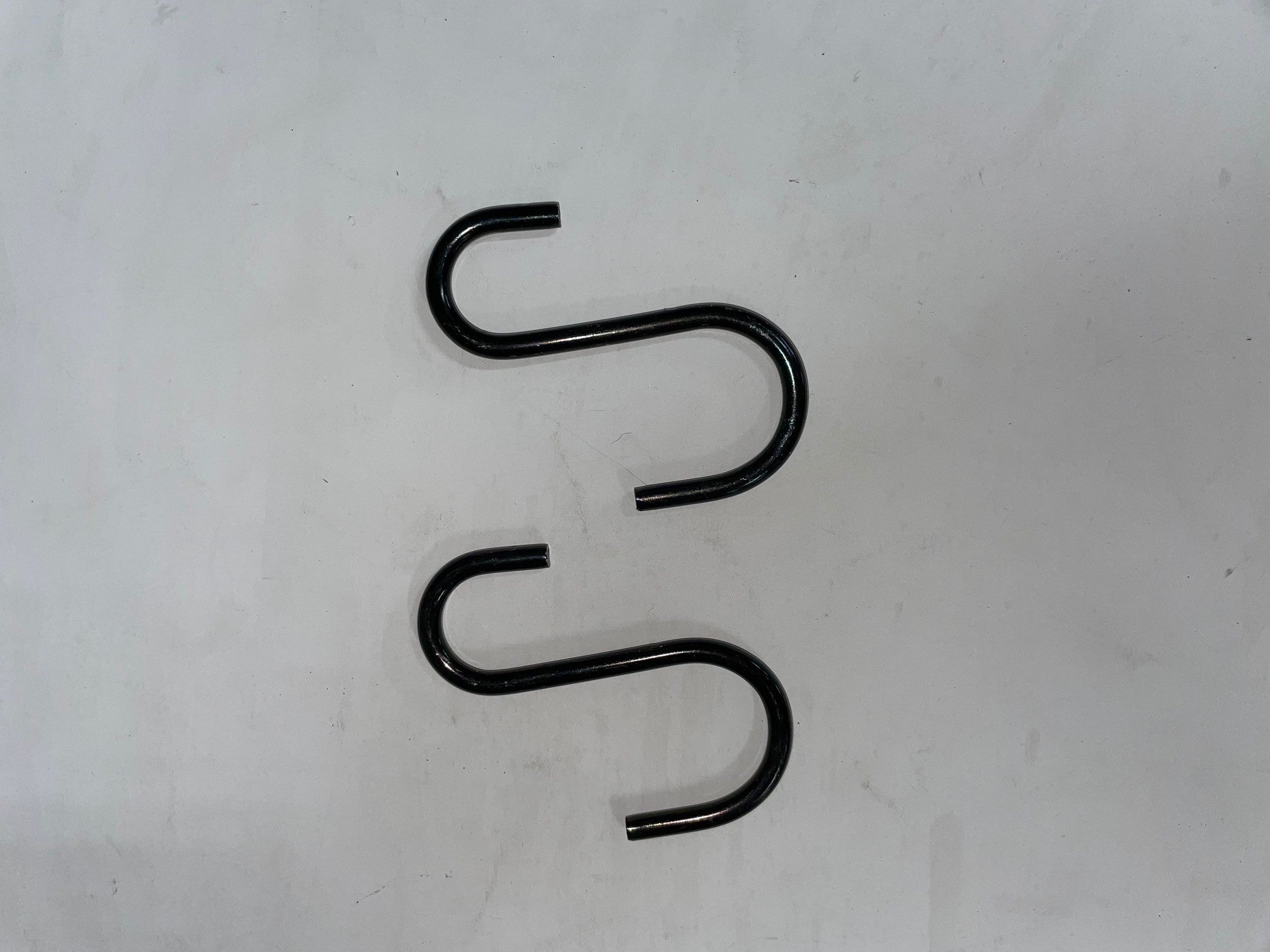 S Hooks 2 - Pack .177 dia. X 2-7/8 Black Zinc coated – Sign Tech Systems