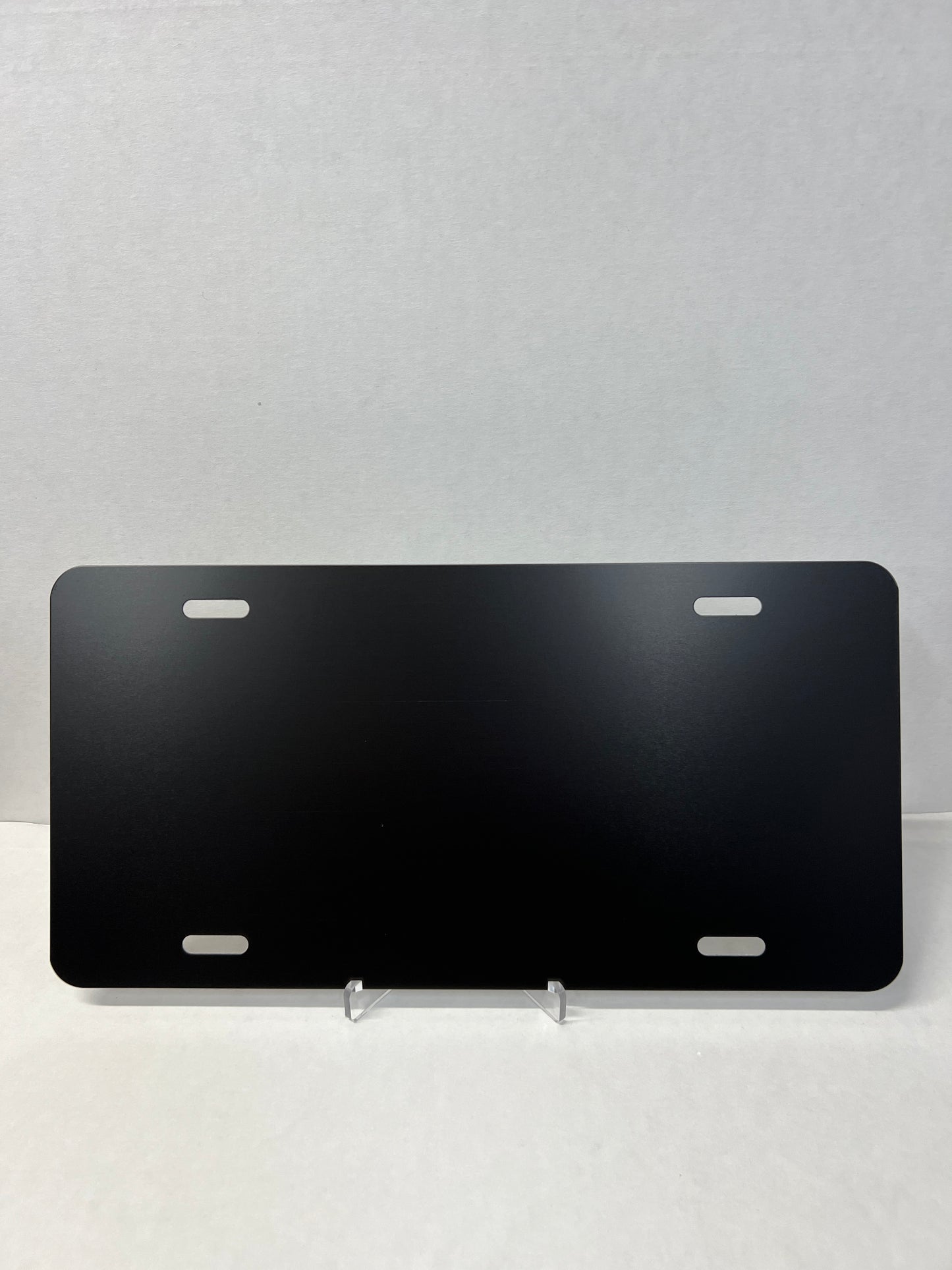 Anodized Matte Black/ Mill Finished .040 Aluminum License Plate 50 Count Box