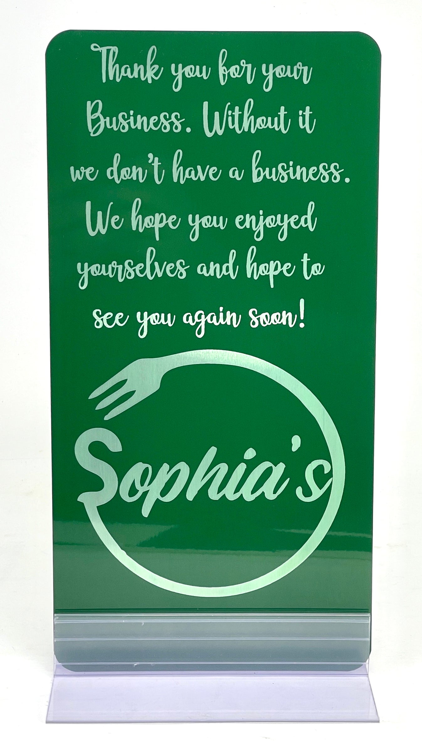 Countertop / Tabletop Sign Stands – Sign Tech Systems