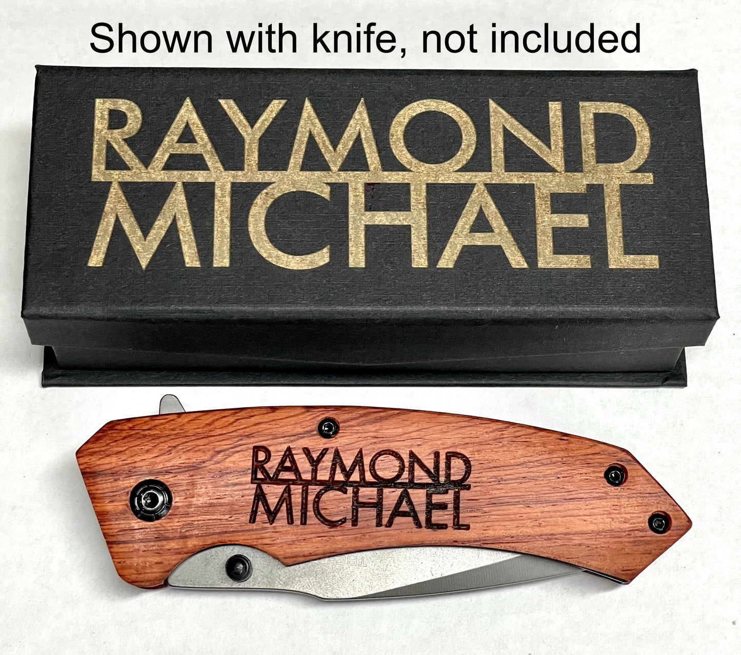 Laser Engravable knife Gift Box