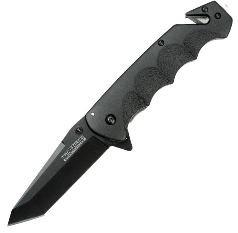 Black Laser Engravable knife Tac-Force Liner Lock TF499BK