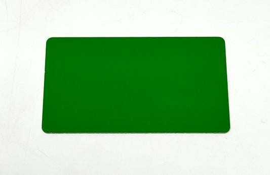 3.5" X 2" Ivy Green/Ivy Green Aluminum Business Card - 10 pack