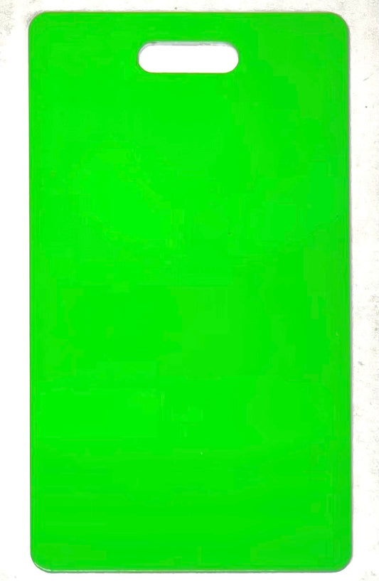 ID / Luggage Tag Lucky Green / Gloss White  - 10 pack