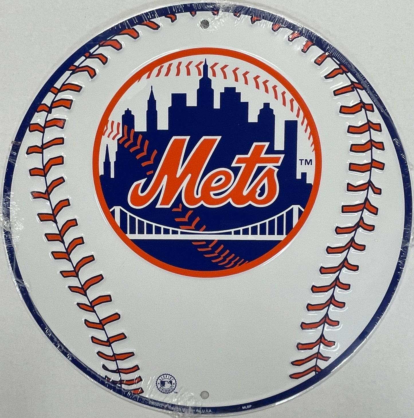 New York Mets Aluminum MLB Baseball Sign