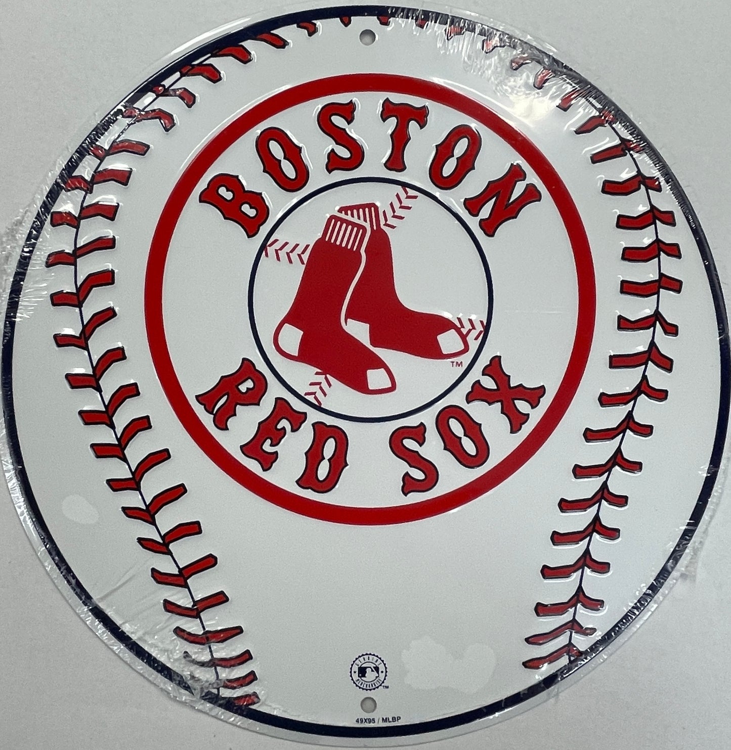 Boston Red Sox Aluminum MLB Baseball Sign